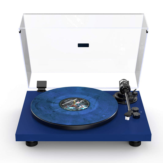High-Fidelity Modern Bluetooth Turntable for Vinyl Lovers blue