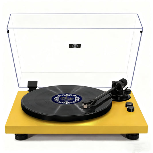 Bright Manual Belt-Drive Turntable with Bluetooth