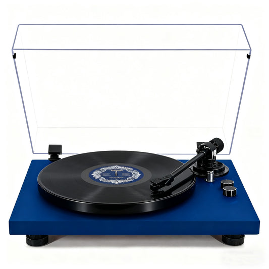 Bright Manual Belt-Drive Turntable with Bluetooth