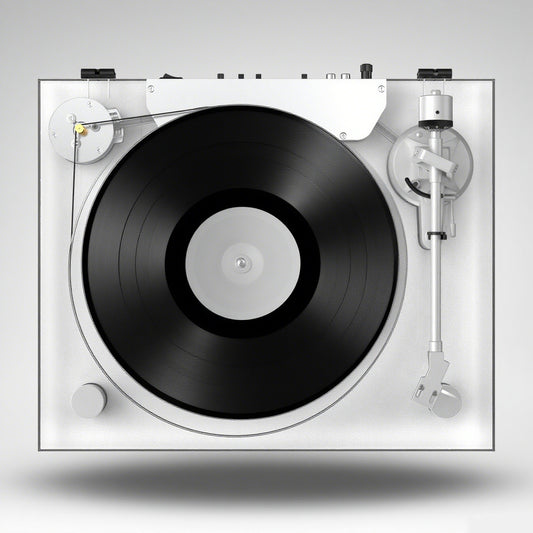 High-Fidelity Acrylic Bluetooth Turntable – Transparent Vinyl Playback
