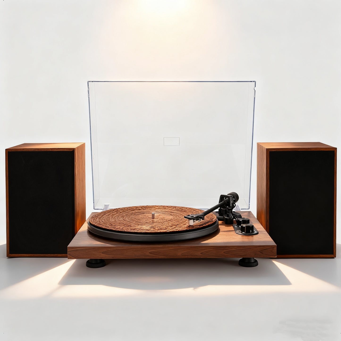 High-Fidelity Turntable with Bluetooth, LED Lighting & Premium Speakers