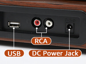 Vinyl Turntable with Dual External Speakers, UD012