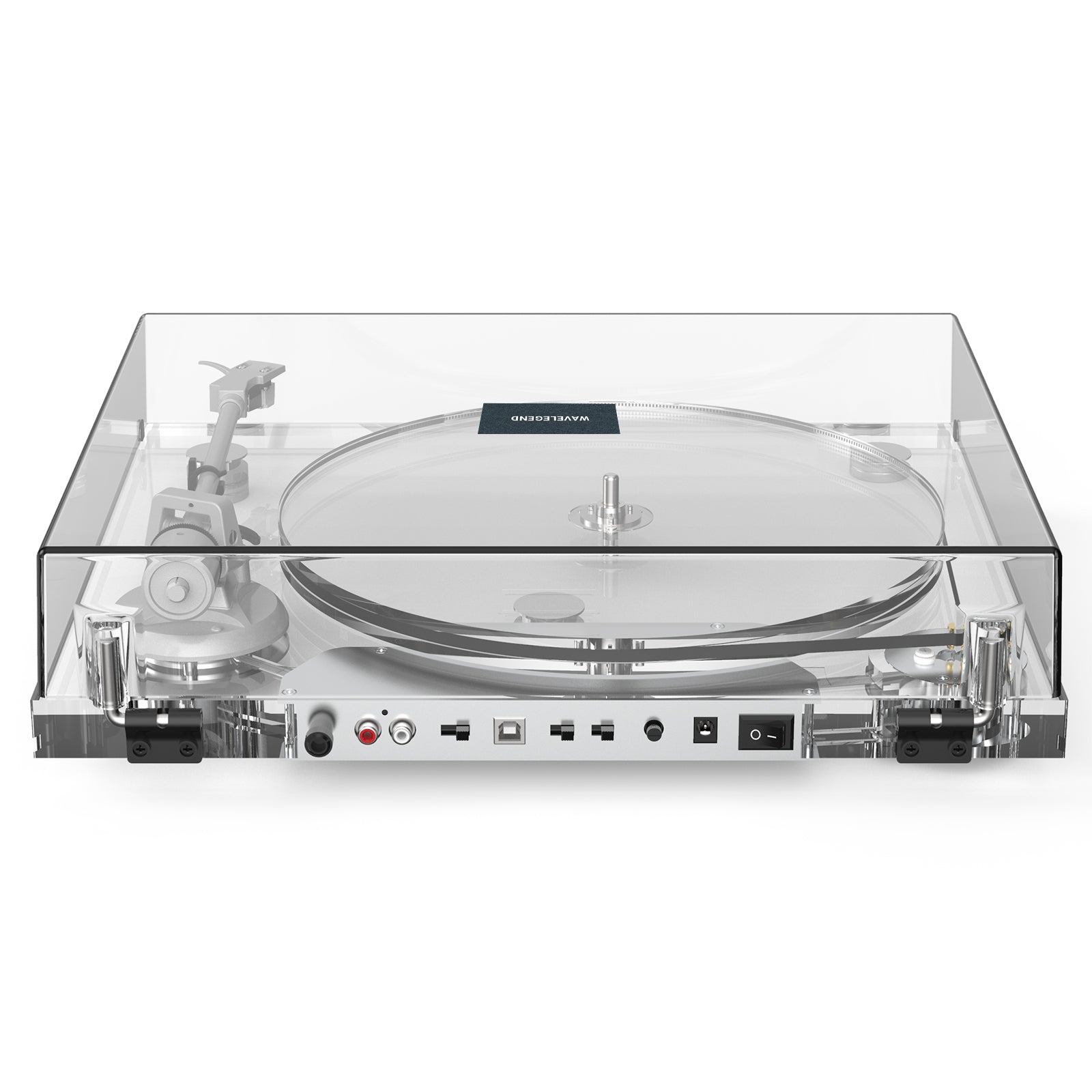 WAVELEGEND the Full Acrylic High Fidelity Bluetooth Vinyl Turntable ICE1