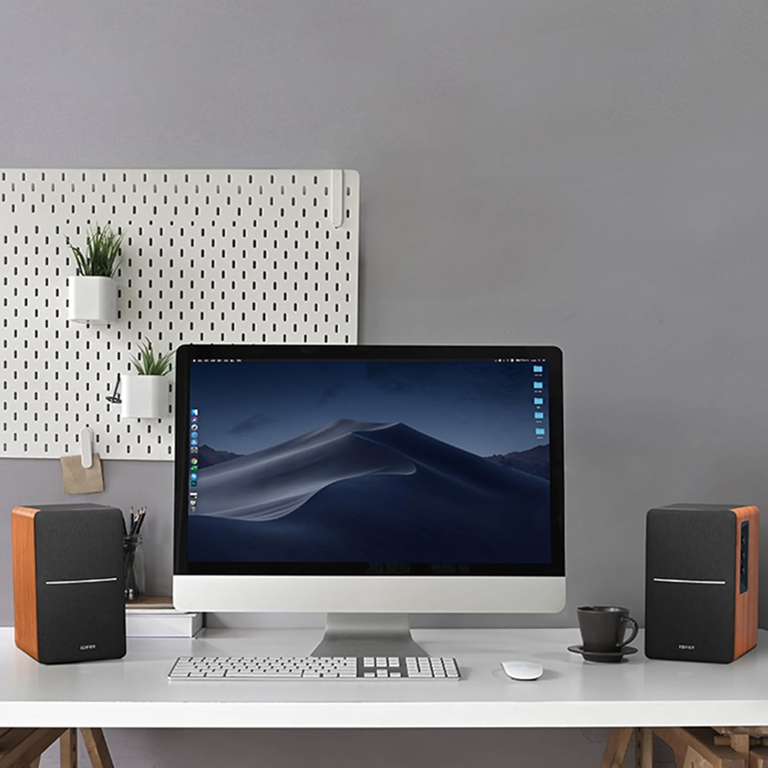 Powered Bluetooth Bookshelf Speakers with Optical Input & Wireless Studio Sound