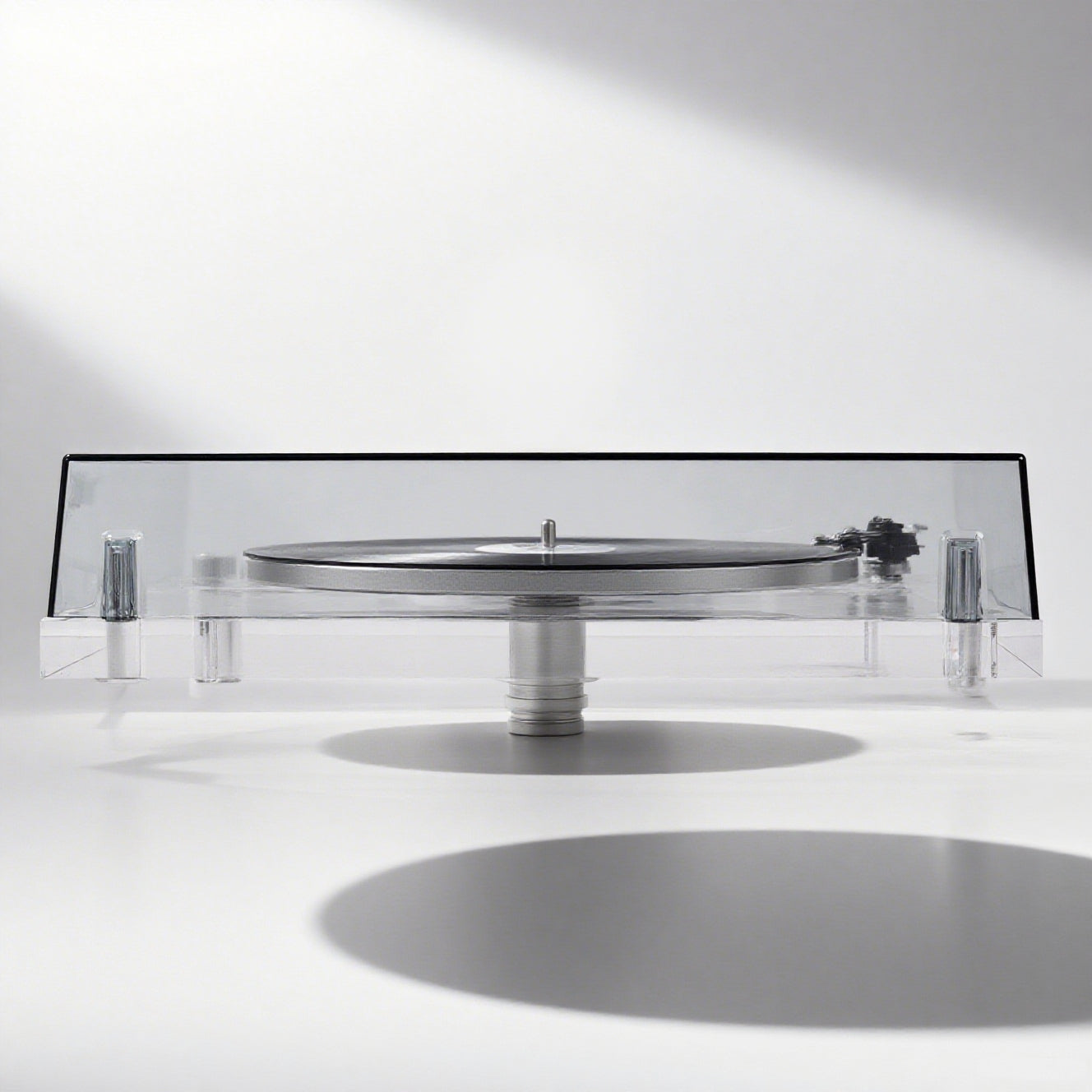 High-Fidelity Acrylic Bluetooth Turntable – Transparent Vinyl Playback