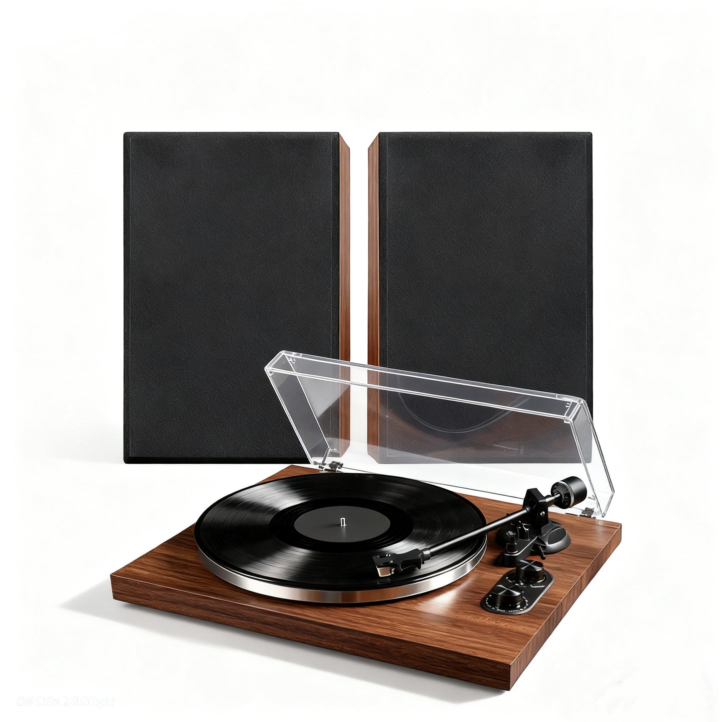 High-Fidelity Turntable with Bluetooth, LED Lighting & Premium Speakers