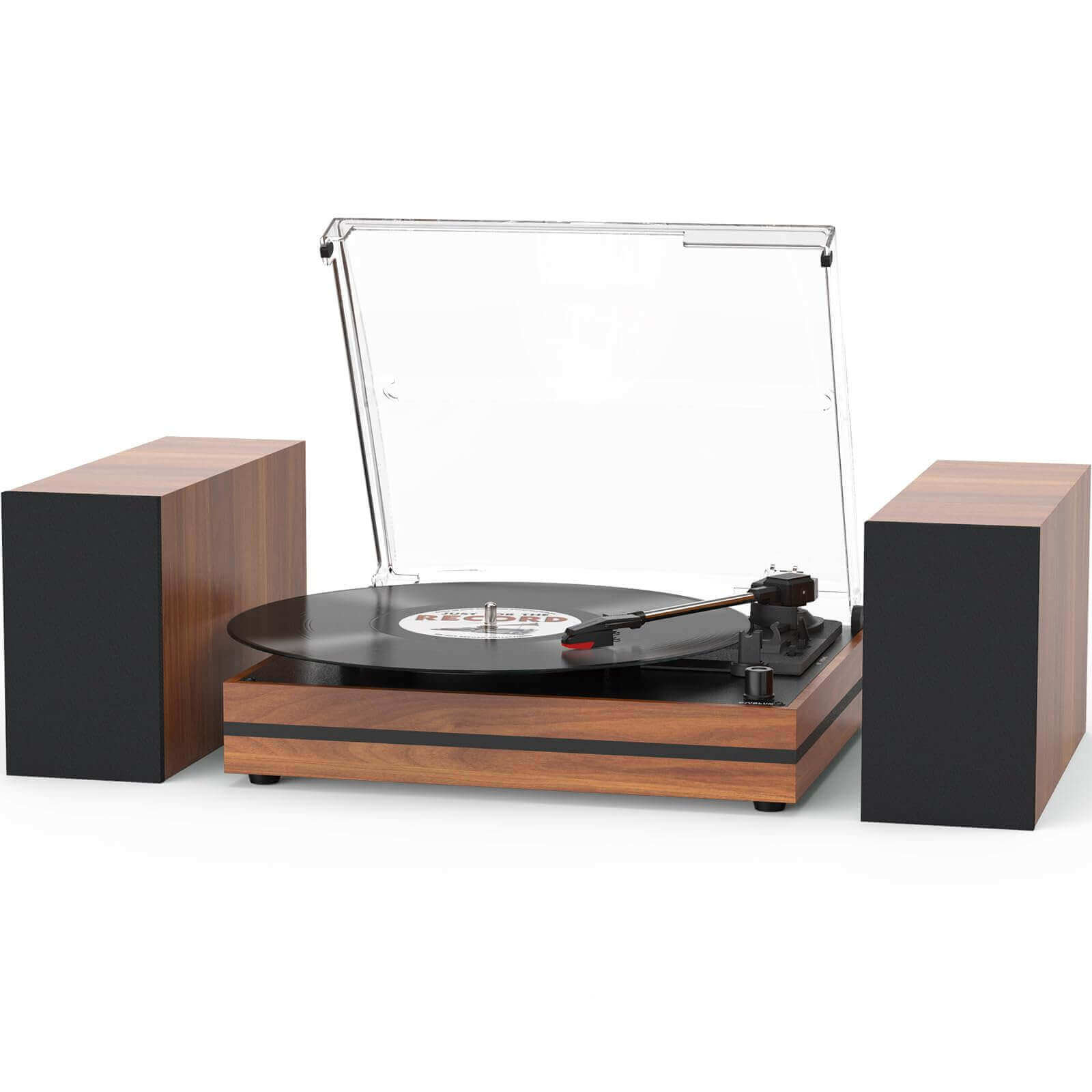 Vinyl Record Player with External Speakers, R612-1