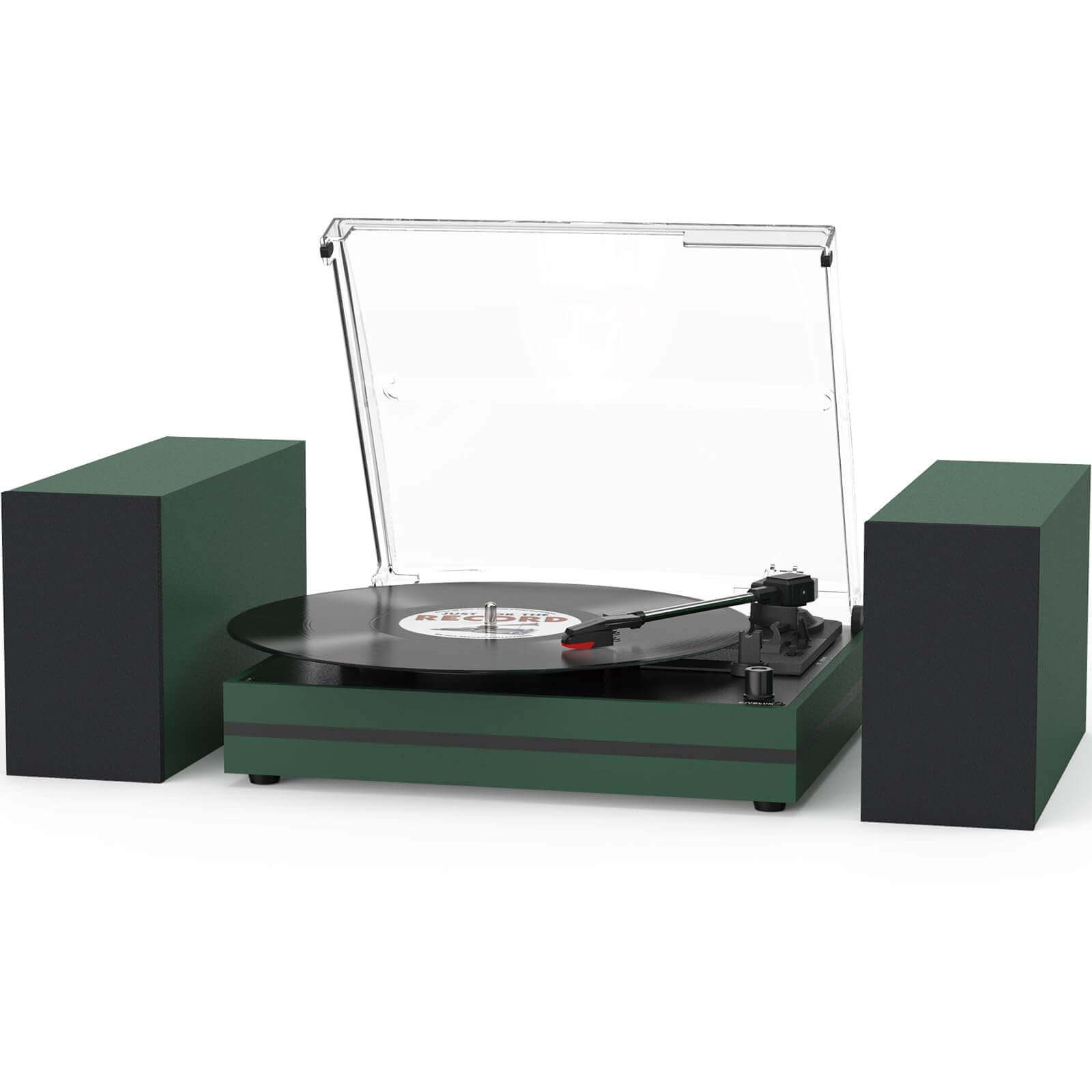 Vinyl Record Player with External Speakers, R612-1