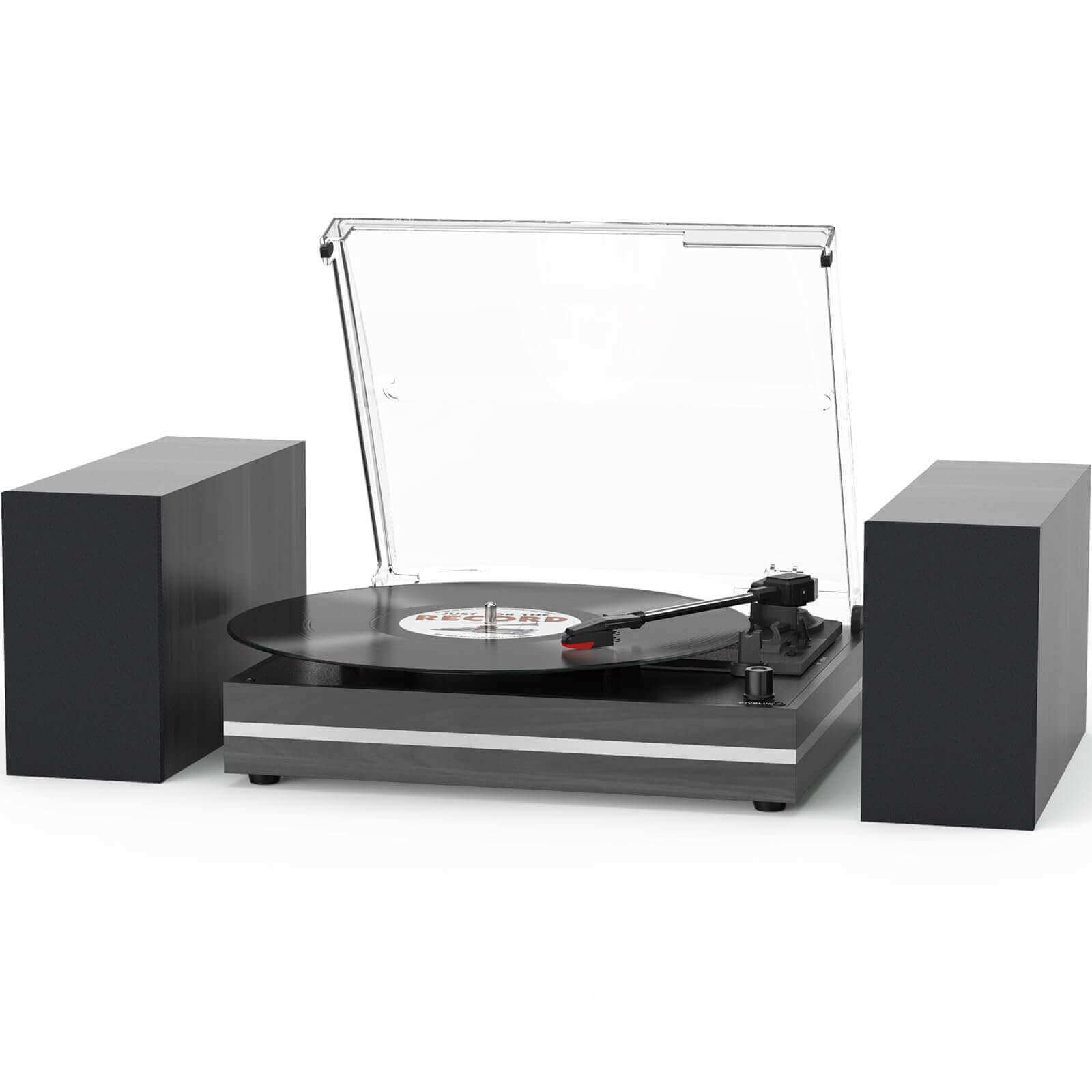 Vinyl Record Player with External Speakers, R612-1