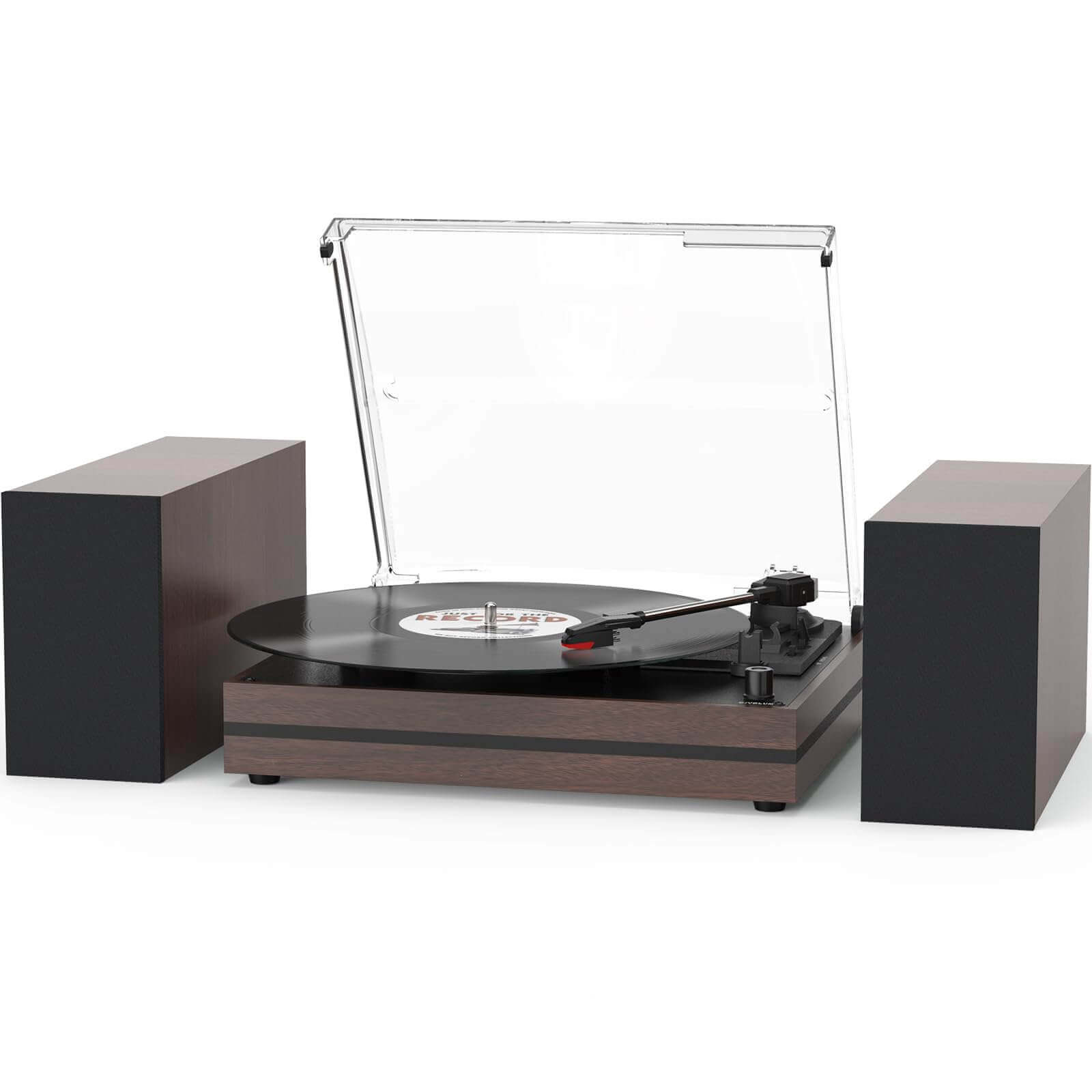 Vinyl Record Player with External Speakers, R612-1