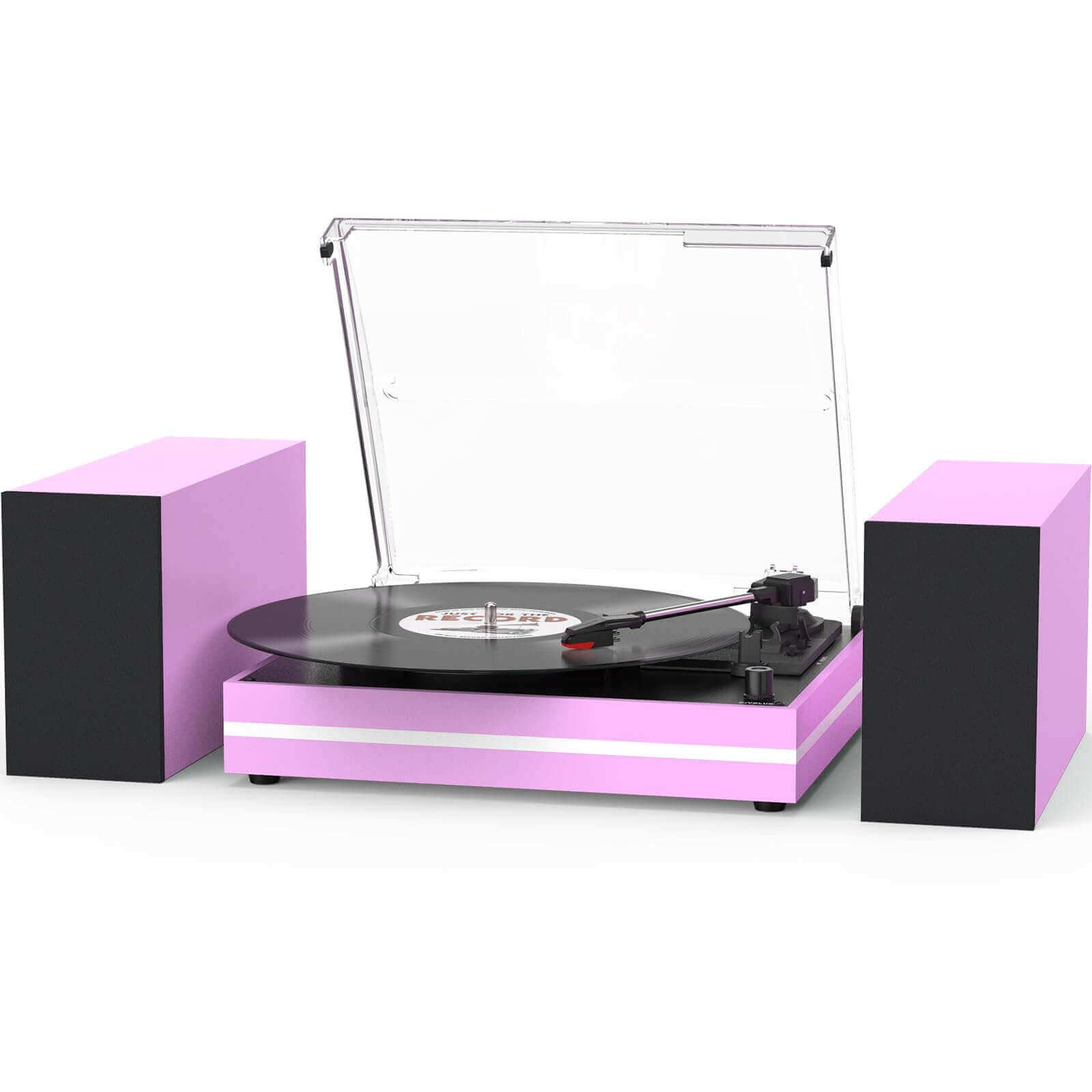 Vinyl Record Player with External Speakers, R612-1